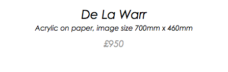De La Warr Acrylic on paper, image size 700mm x 460mm Sold 